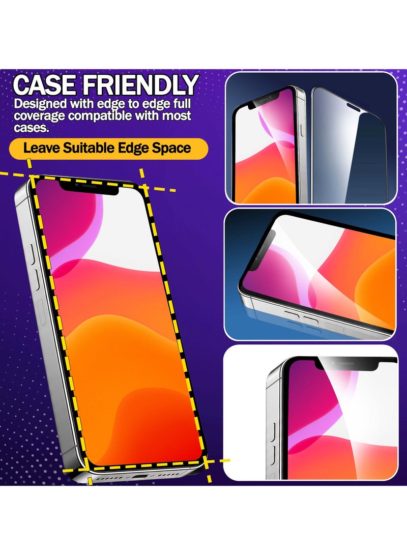 RKINC Screen Protector [2-Pack] for iPhone 12 Pro Max [Automatic Installation] Tempered Glass HD [10X Military Grade Protection] Scratch-Resistant, Shatter-Proof - Image 3